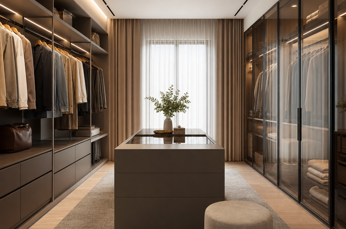 quarto de vestir: guia de orçamento realista para uma remodelação elegante e funcional