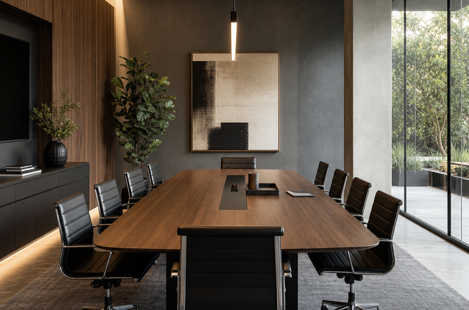 sala de reuniones: 6 ideas para que se vea profesional y funcione mejor
