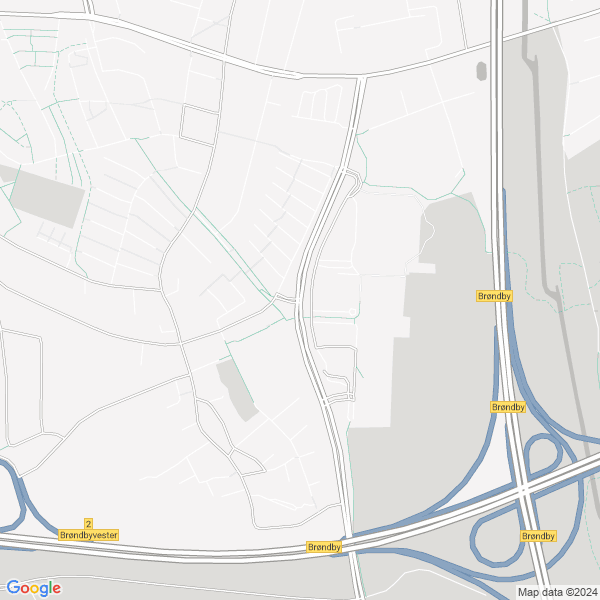 map of Brøndby Kommune Capital Region of Denmark