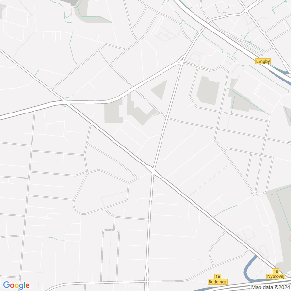 map of Kongens Lyngby Capital Region of Denmark