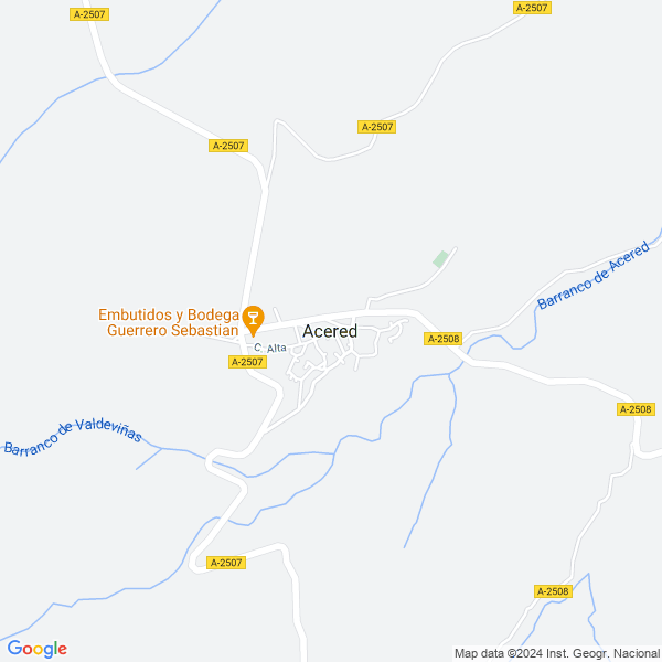 map of Acered Aragon