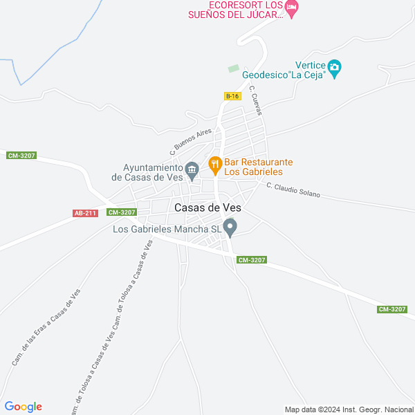 map of Casas de Ves Castilla-La Mancha