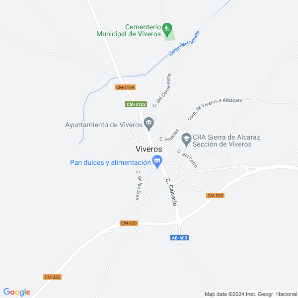 map of Viveros Castilla-La Mancha