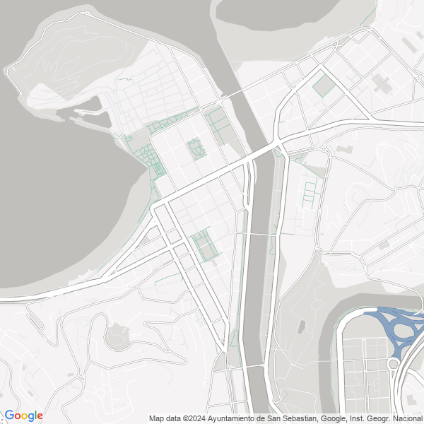 map of Donostia-San Sebastián Gipuzkoa