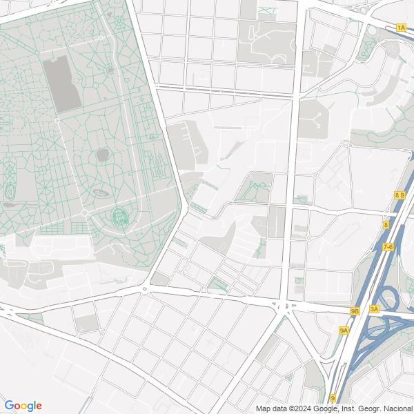 map of Retiro Madrid