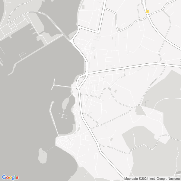 map of Cambados Pontevedra