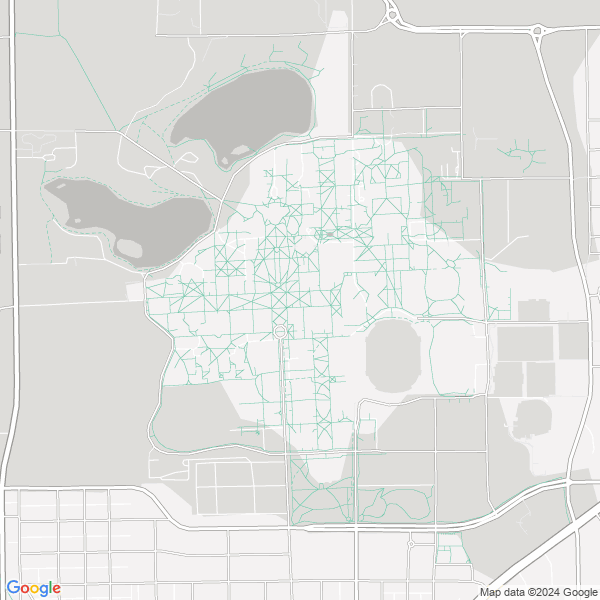 map of Notre Dame Indiana