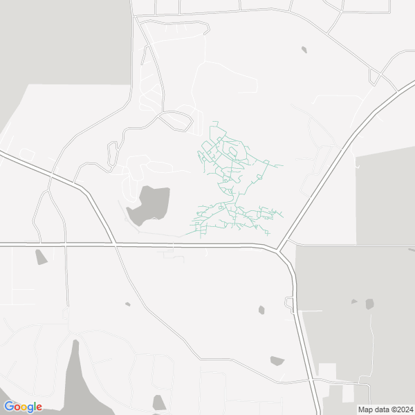 map of Santa Claus Indiana