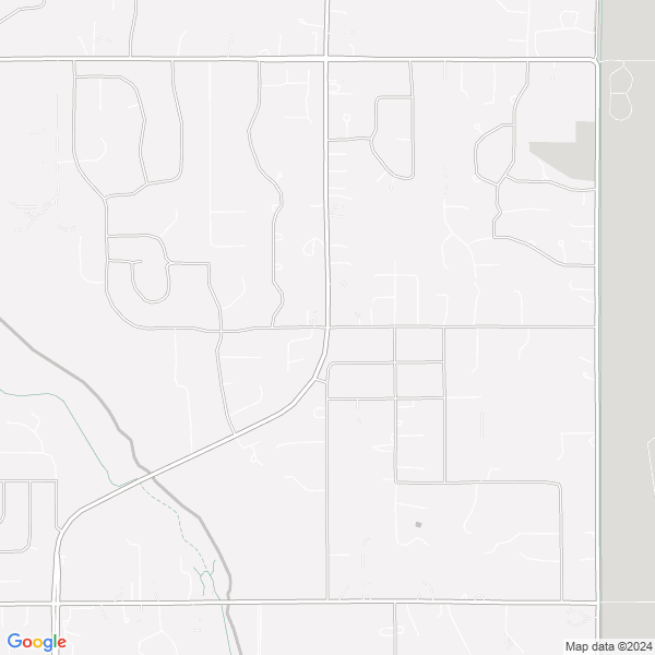 map of East Hill-Meridian Washington