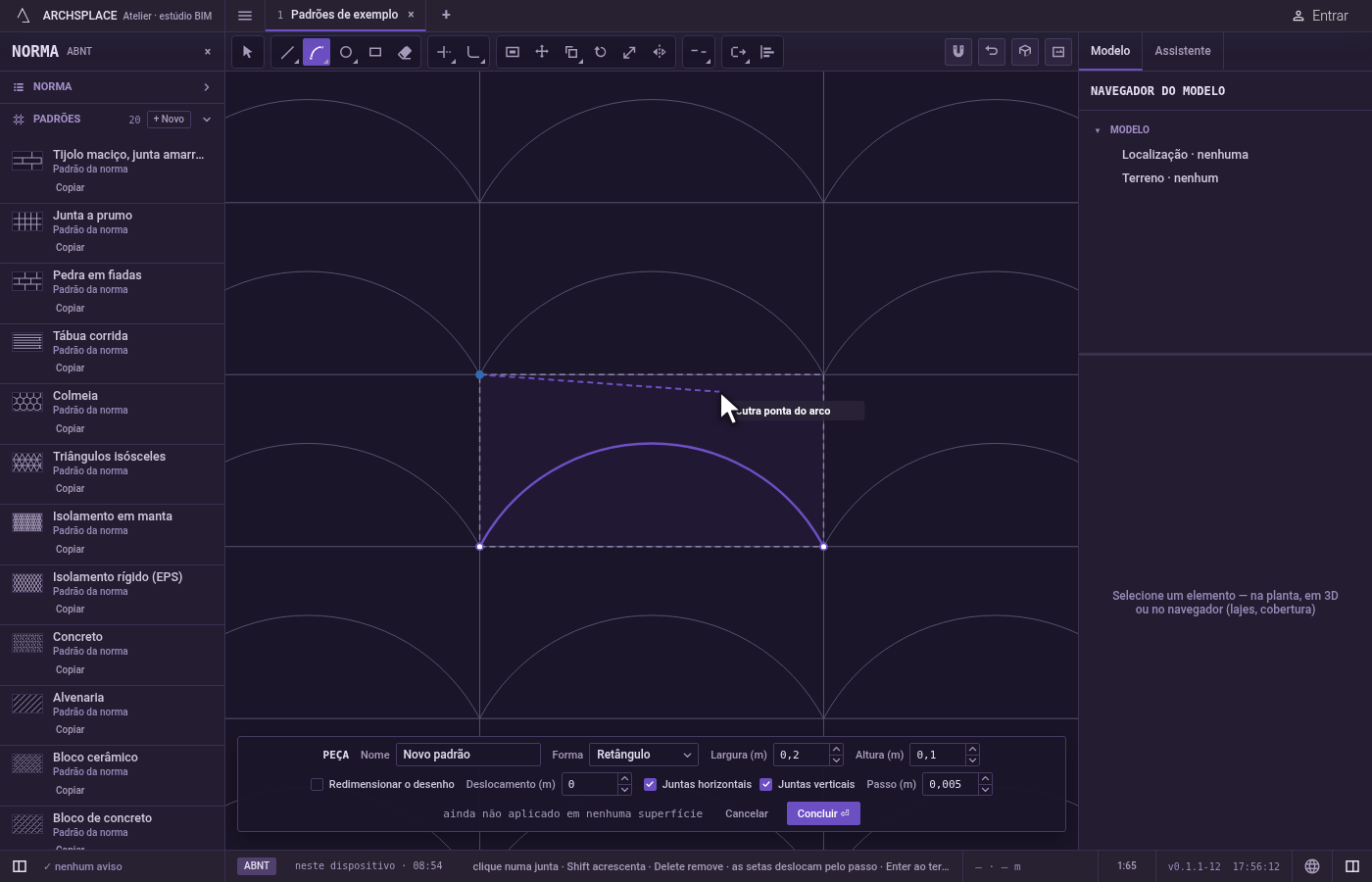 Volte ou mude de ideia. Esc limpa o que você digitou, depois descarta a segunda ponta e depois a primeira.