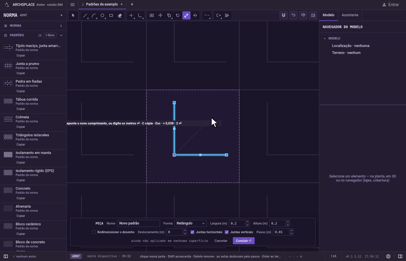 Mude a escala a partir de uma referência, se quiser. Depois do ponto base, aperte R, depois aponte o comprimento atual ou digite-o e aperte Enter.