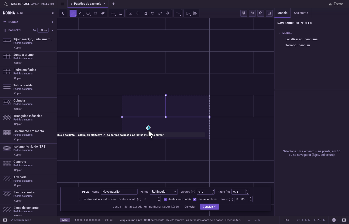 Volte ou mude de ideia. Esc limpa o que você digitou e depois descarta o primeiro ponto.