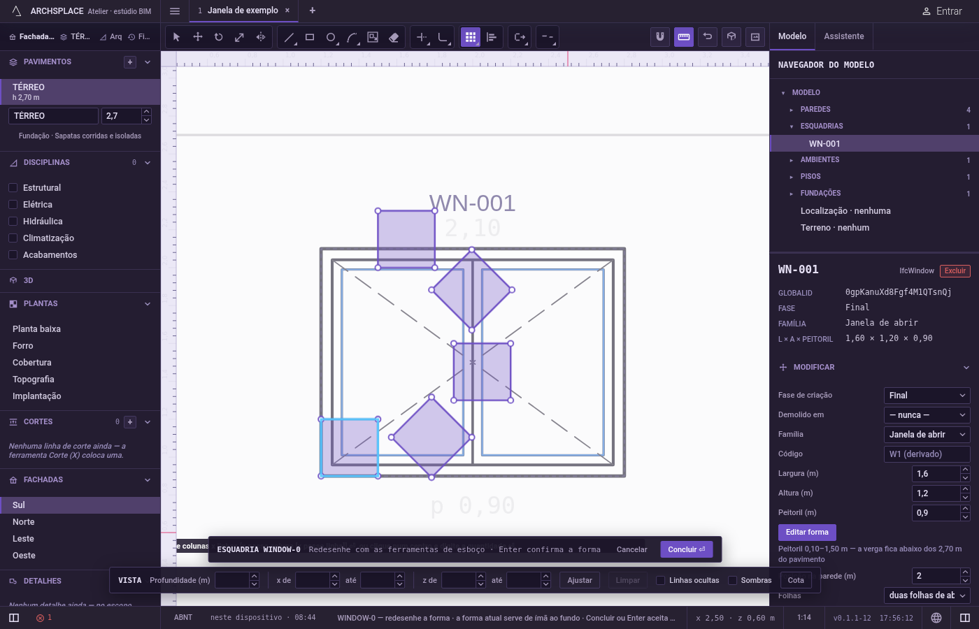 Ou, em volta de um centro, clique nele e digite a quantidade. Clique no centro; ele se prende como todo ponto do editor, e você também pode digitá-lo como x;y.
