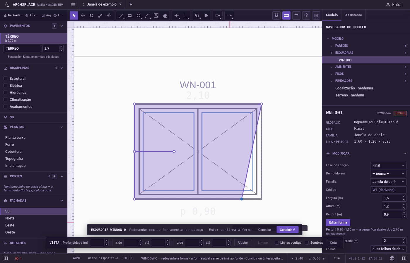 Arraste para mover. Pressione sobre algo que você tem na mão e arraste: tudo o que está na seleção acompanha o cursor, e as linhas ligadas a ele vão junto.