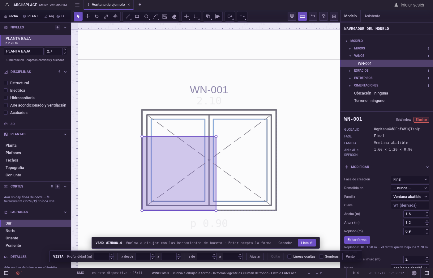 Haga clic en el nuevo tamaño, o escriba un factor. Una vista previa sigue al puntero y la indicación muestra el factor, por ejemplo × 1.25.
