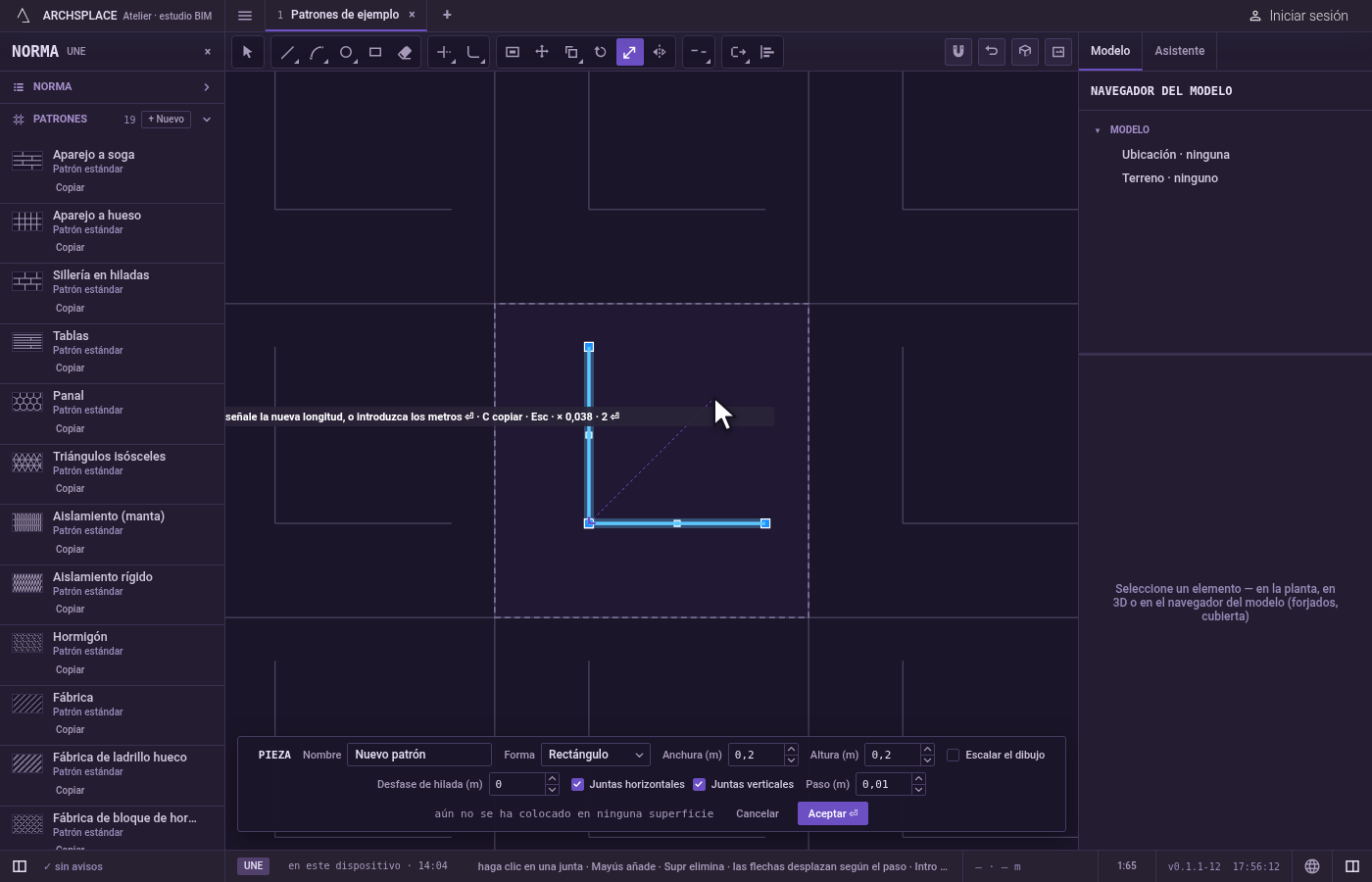 Escale desde una referencia, si quiere. Después del punto base, pulse R, y luego señale la longitud actual o escríbala y pulse Intro.