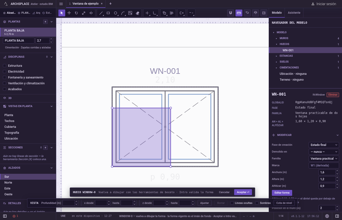 Haga clic en el nuevo tamaño, o escriba un factor. Una vista previa sigue al puntero y la indicación muestra el factor, como × 1,25.