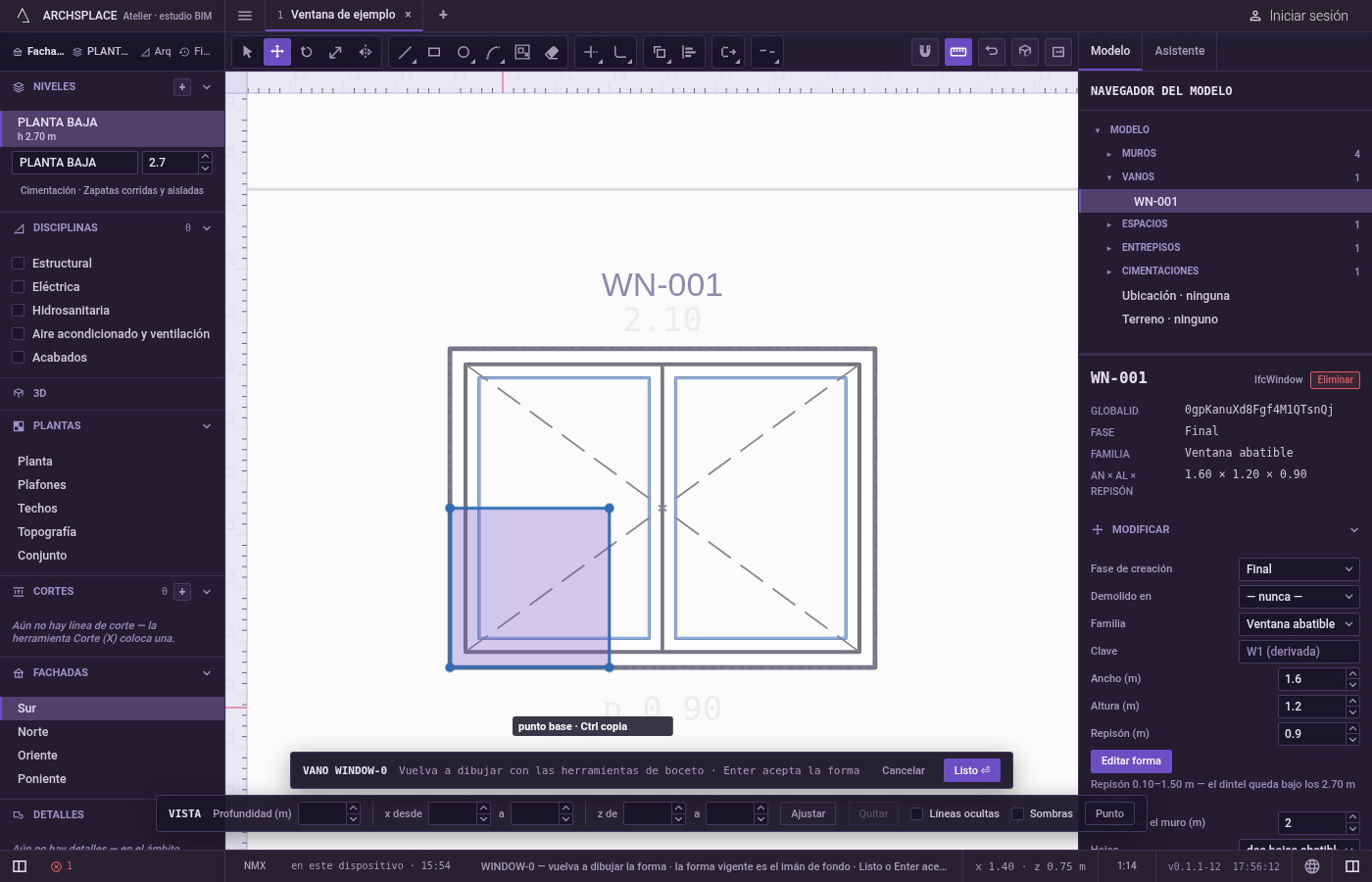 Active Mover. Presione M, o haga clic en Mover en la barra de herramientas del editor.