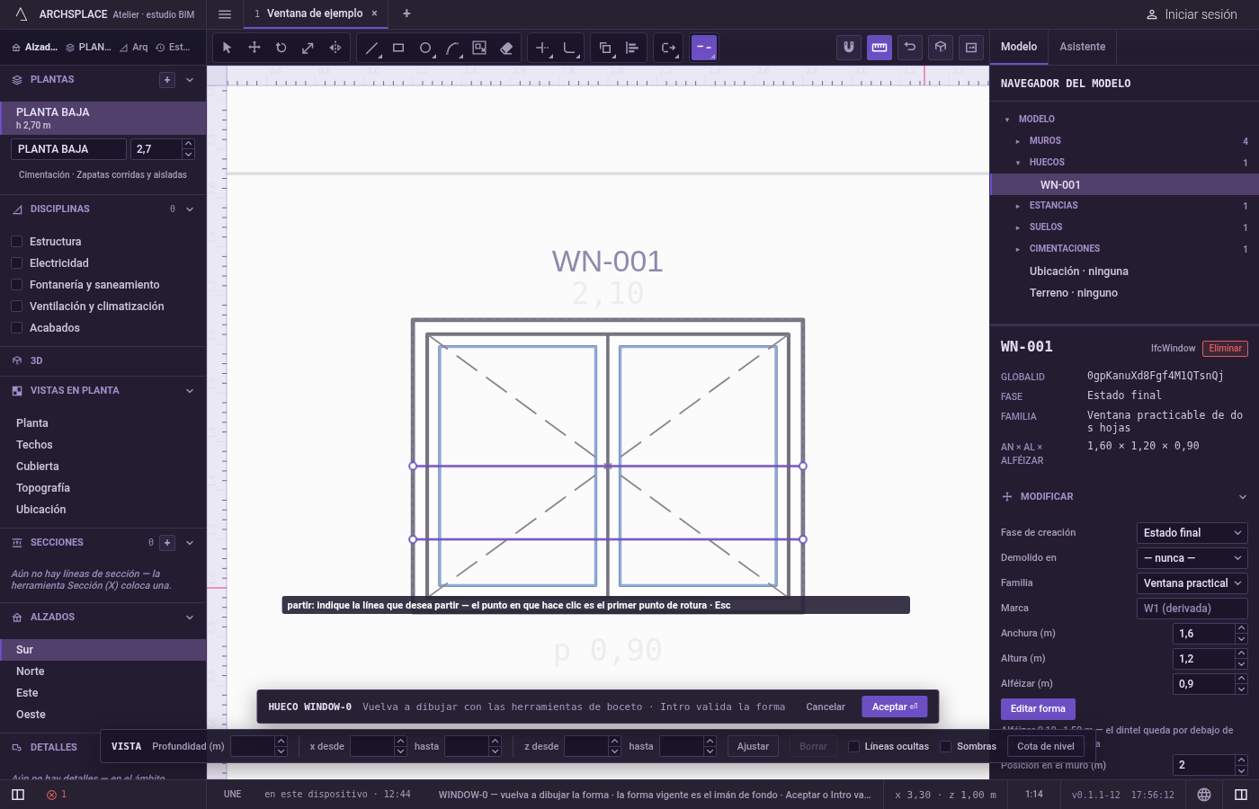 Active Partir. En el editor de bocetos (consulte Seleccionar para las formas de entrar), escriba rápidamente B y luego R, o haga clic en Partir en la barra de herramientas del editor.