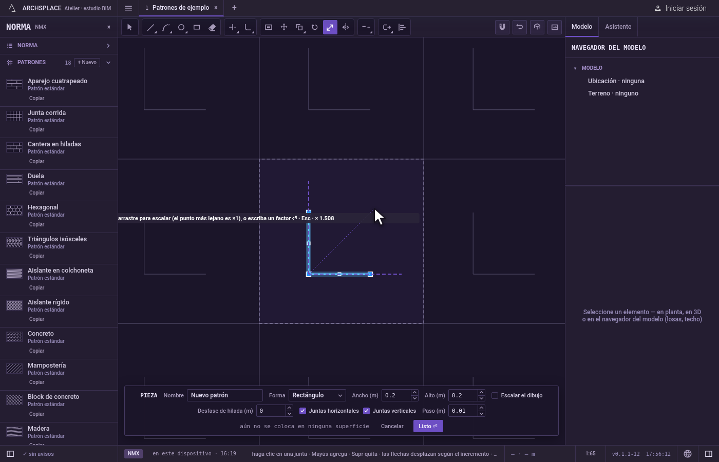 Designe el punto base. Haga clic en el punto que se debe quedar donde está, como una esquina o el centro de la forma.
