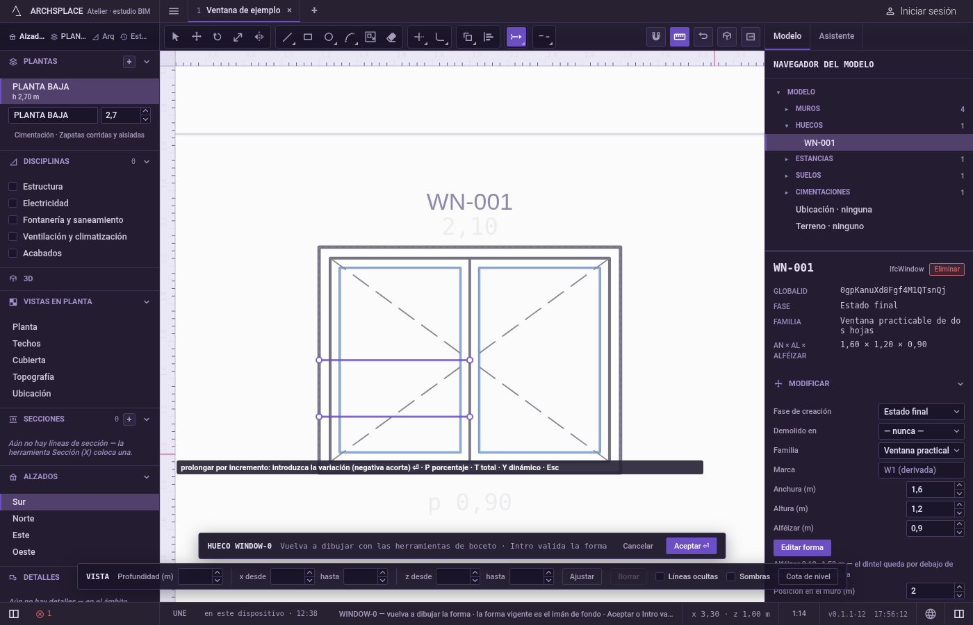 Active Prolongar. En el editor de bocetos (consulte Seleccionar para las formas de entrar), escriba rápidamente L, E, N, o haga clic en Prolongar en la barra de herramientas del editor.