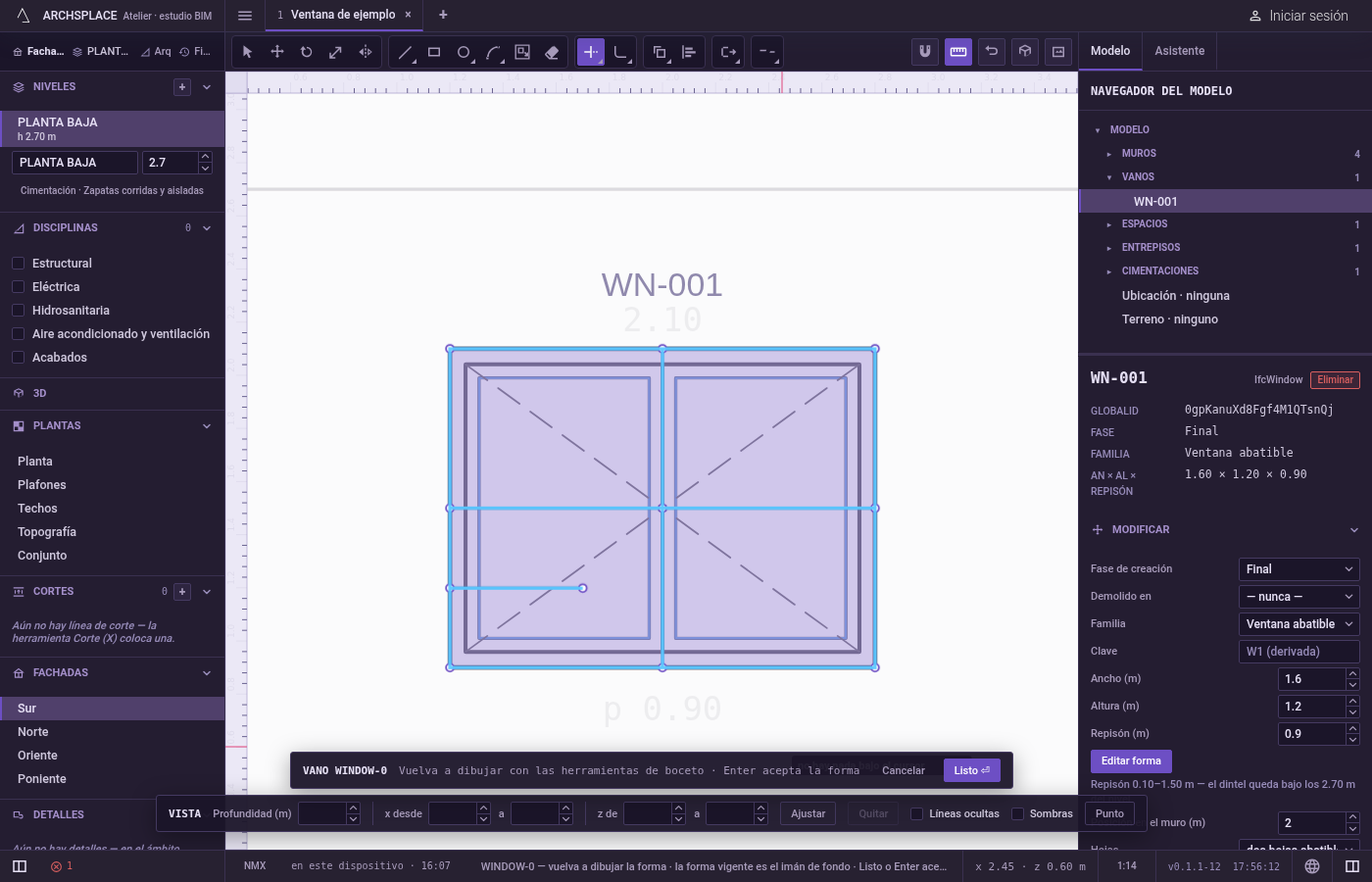 Active Recortar. Escriba T, o T y luego R, o haga clic en Recortar en la barra de herramientas del editor.