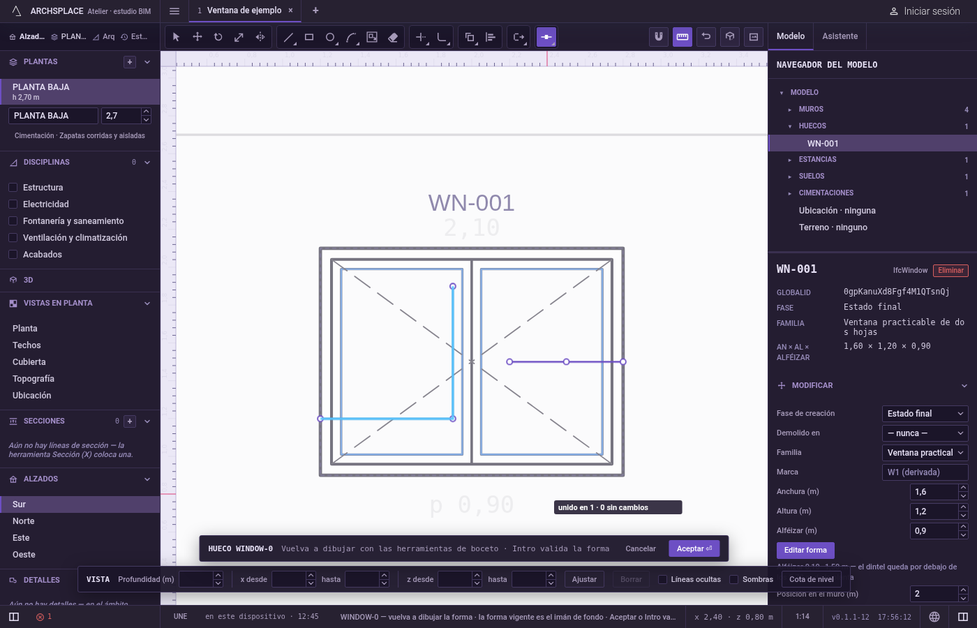 Active Unir. Pulse J, o haga clic en Unir en la barra de herramientas del editor.