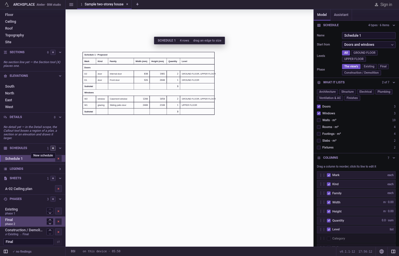 Sort it. Under Rows, choose the width in Sort by.