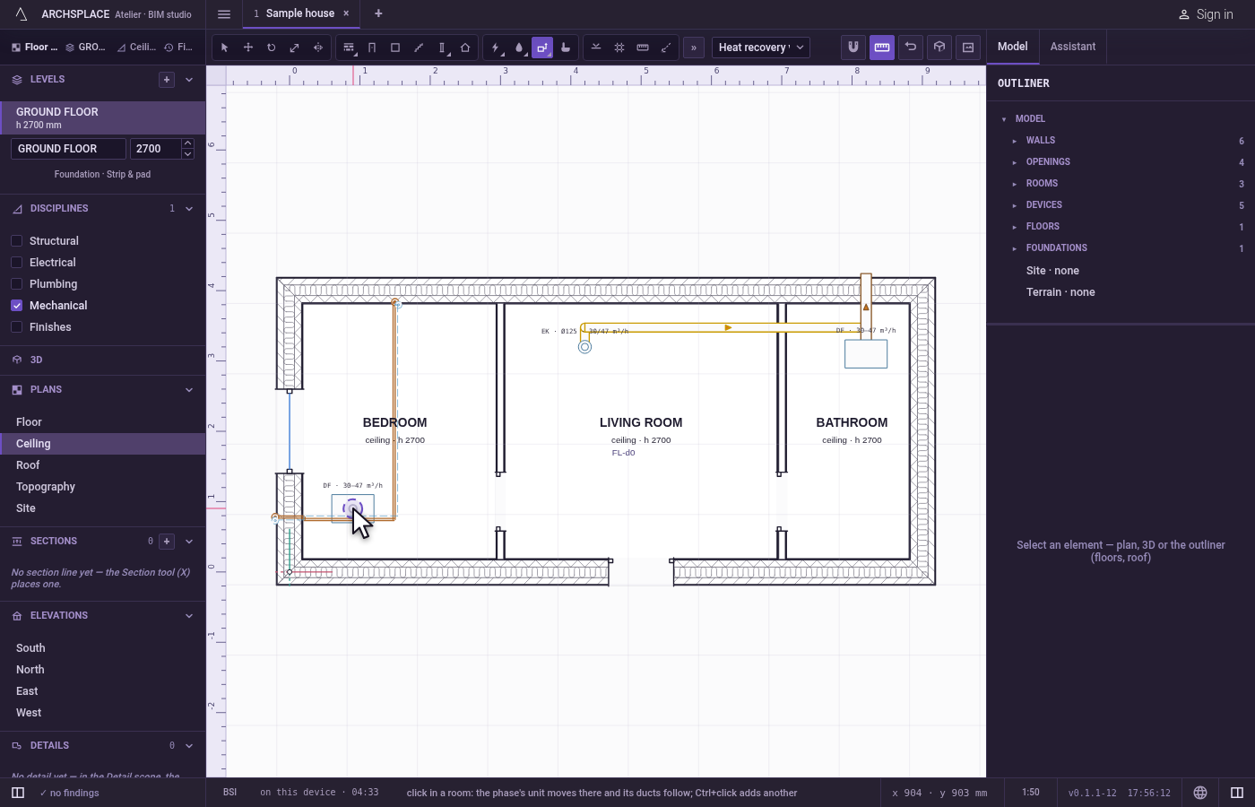 Add another, with Ctrl. Hold Ctrl (⌘ on a Mac) as you click: a new unit is placed.