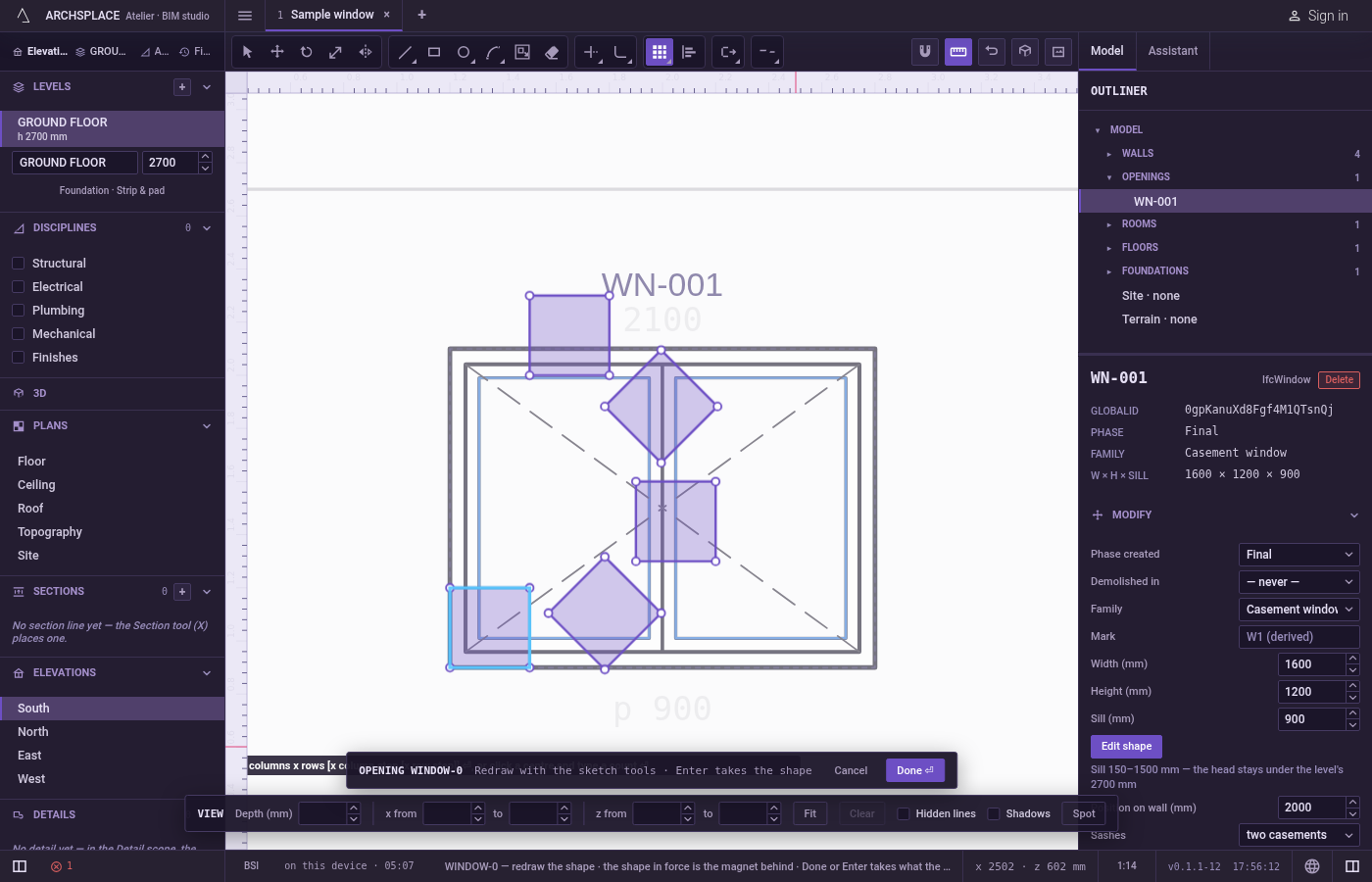 Or, around a centre, click it and type the count. Click the centre; it snaps like every point of the editor, and you can also type it as x;y.