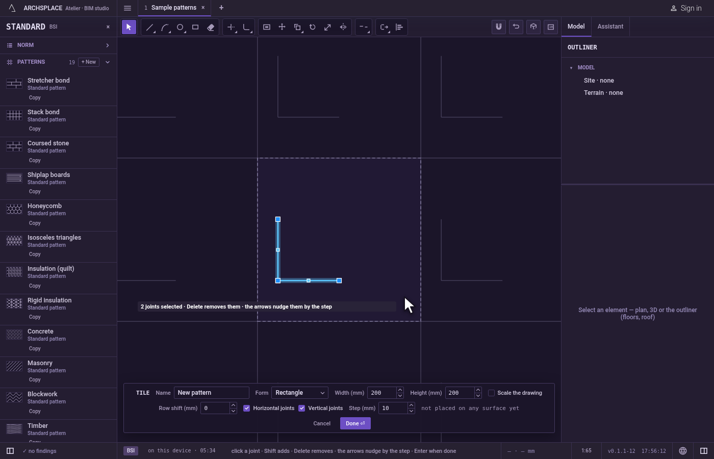 Choose the joints. Select them before taking the tool, and Array uses them at once.