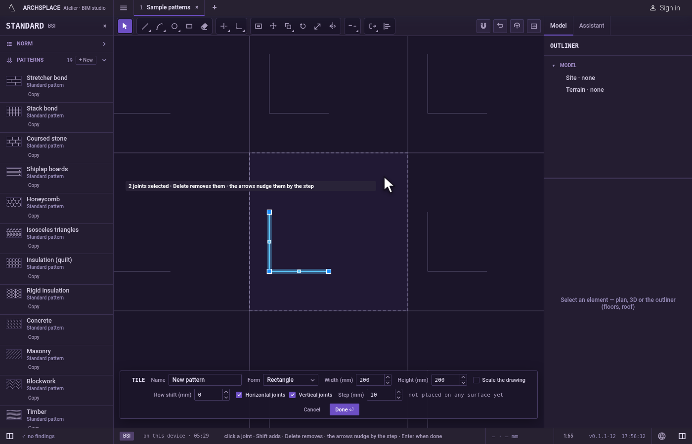Choose the joints. Select them before taking the tool, and Copy uses them at once.