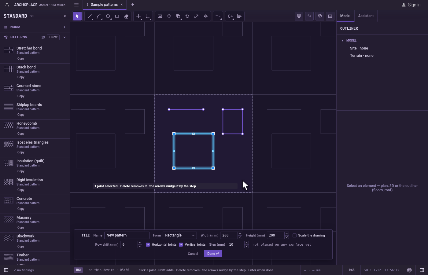 Choose the shapes. Select them before taking the tool, and Explode acts on them at once.