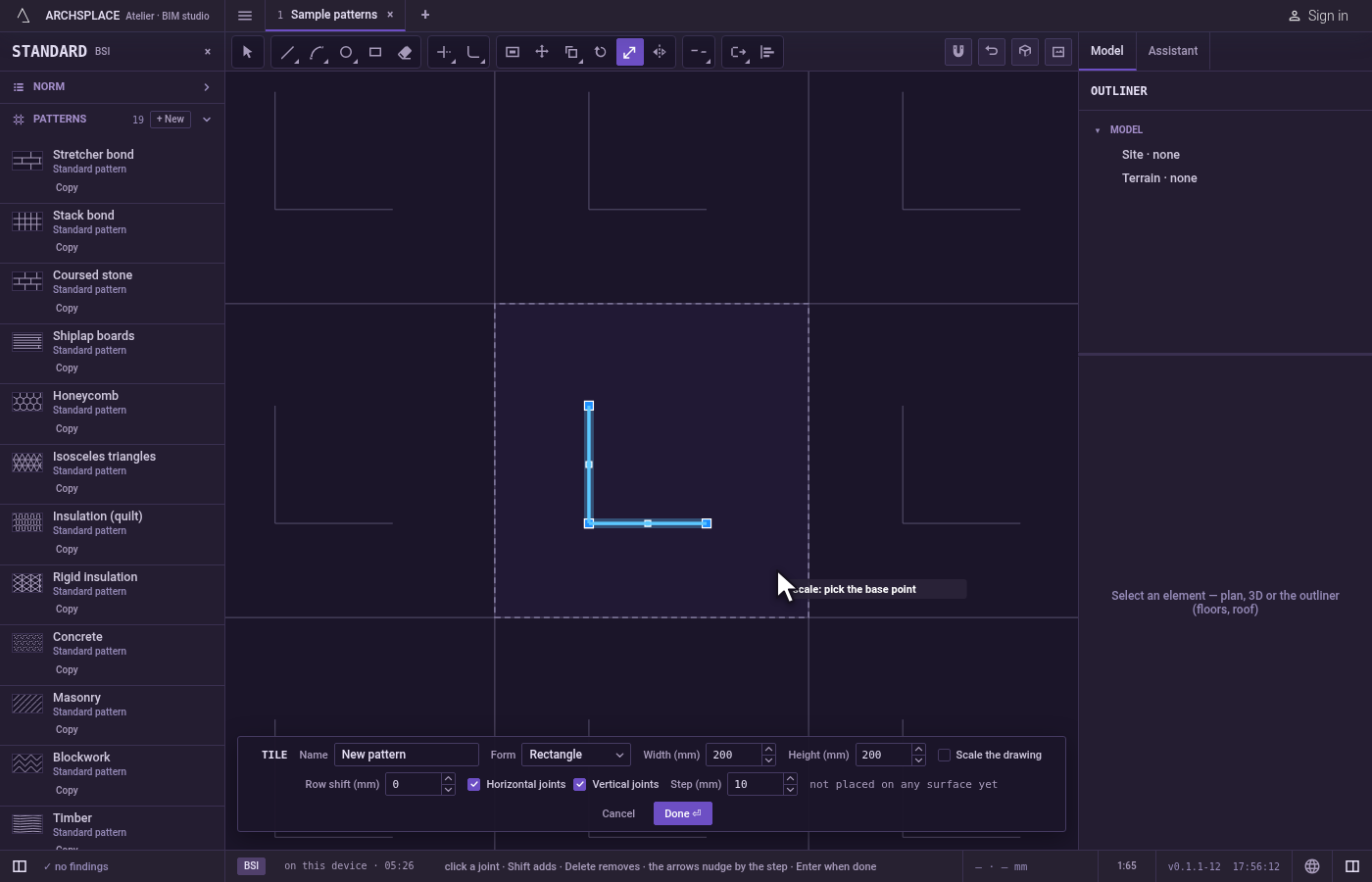 Take the tool. Type S then C one after the other, or click Scale on the bar.