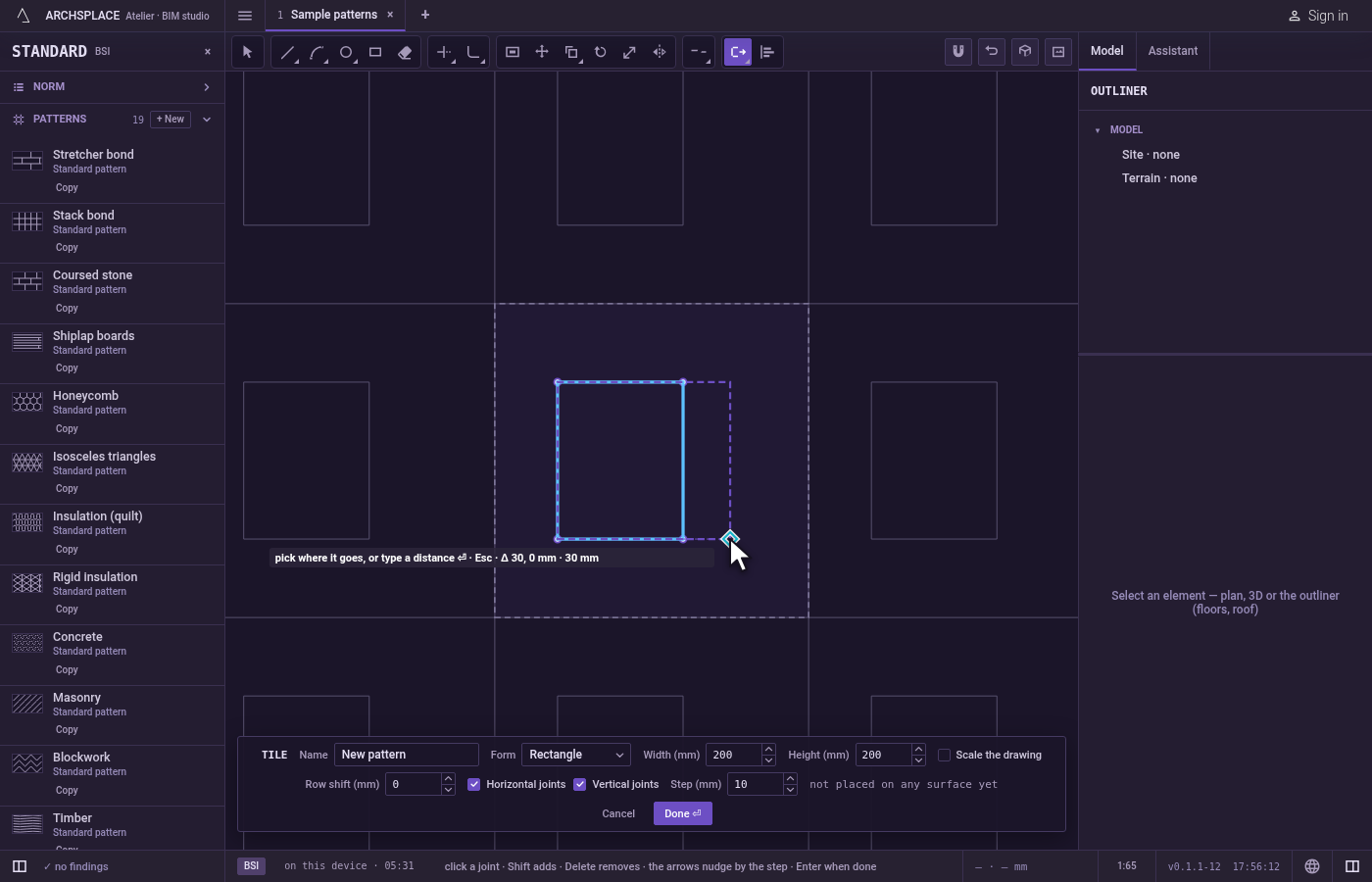 Pick the base point. Click the point you will move by, such as a corner inside the window.