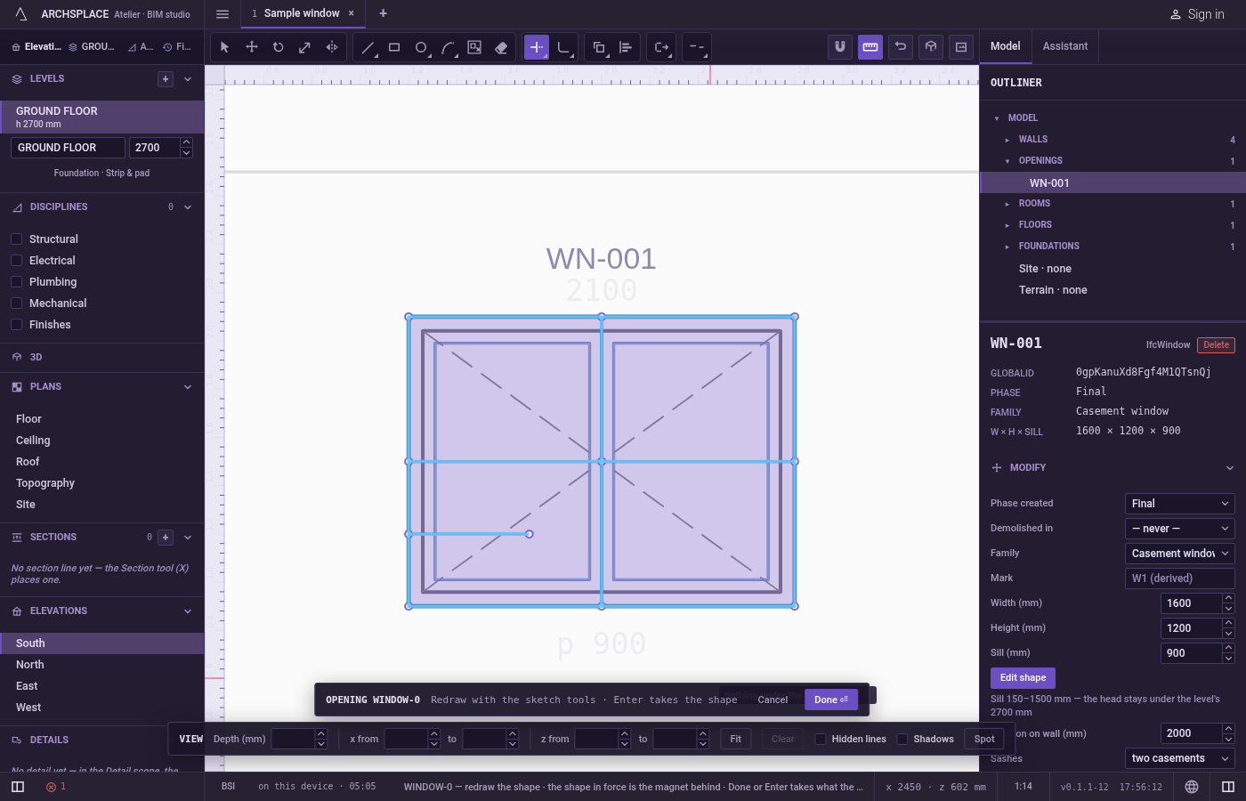 Arm Trim. Type T, or T then R, or click Trim on the editor's toolbar.