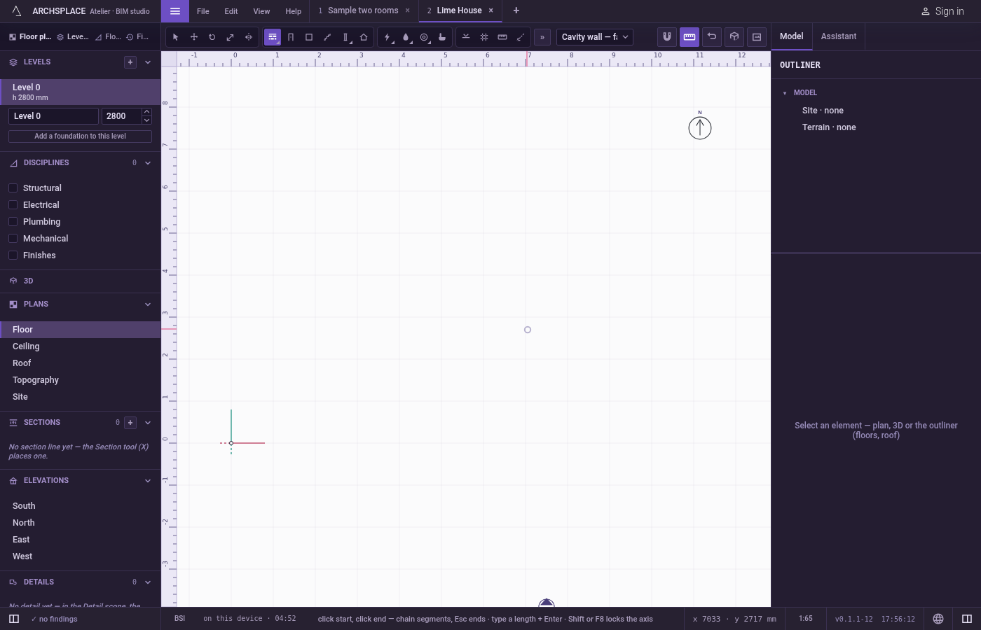 Create it. Click Create project, or press Enter in the name field.